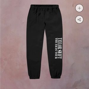 Taylor Swift Eras Tour Black Sweatpants